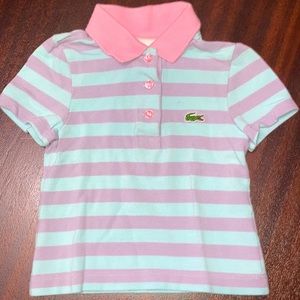 UNISEX Toddler Lacoste polo style shirt